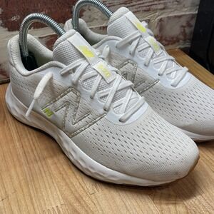 New Balance 520 v8 Womens Running Shoes White Cream Yellow W520GW8 Size 6.5